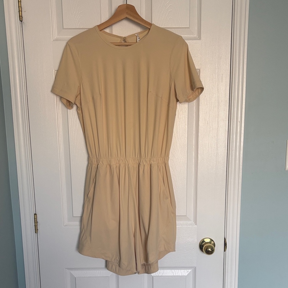Lululemon lightweight open back romper